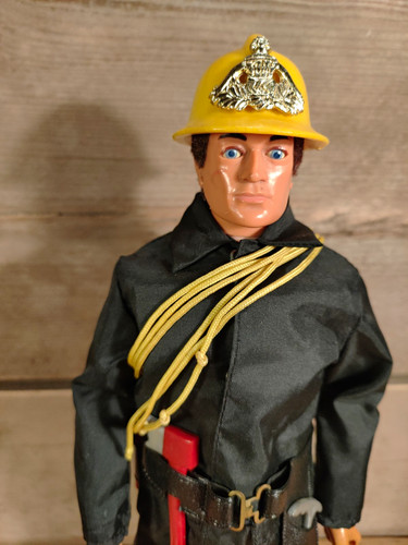 Vintage action man firefighter - action,