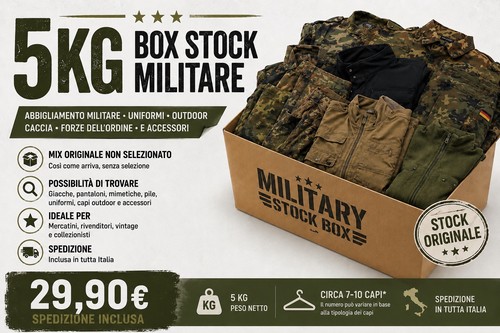 Box abbigliamento militare - abbigliamento,